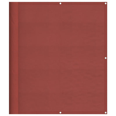 Vidaxl balkonscherm terracotta 120x1000 cm 100% polyester oxford