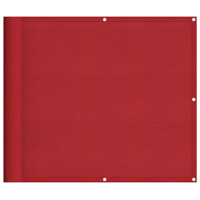 Vidaxl balkonscherm rood 90x700 cm 100% polyester oxford