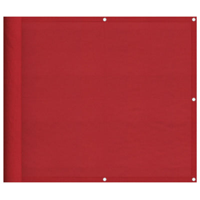 Vidaxl balkonscherm rood 90x800 cm 100% polyester oxford