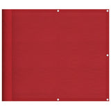 Vidaxl balkonscherm rood 90x800 cm 100% polyester oxford - afbeelding 2