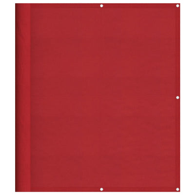 Vidaxl balkonscherm rood 120x800 cm 100% polyester oxford