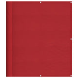 Vidaxl balkonscherm rood 120x1000 cm 100% polyester oxford - afbeelding 2