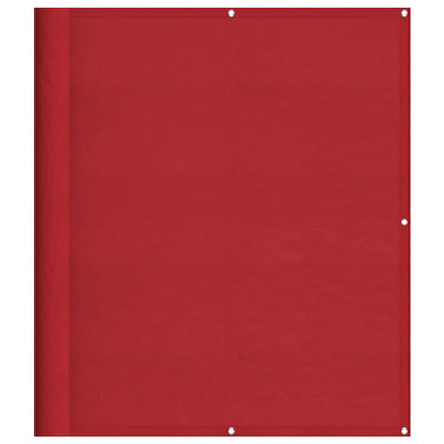 Vidaxl balkonscherm rood 120x1000 cm 100% polyester oxford