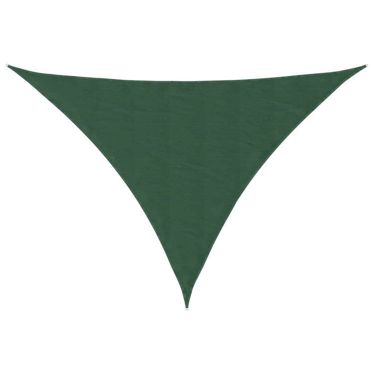 Vidaxl schaduwdoek donkergroen 7x5x5 m 100% polyester oxford