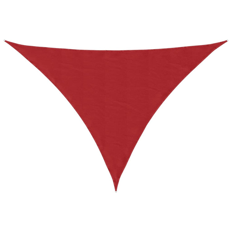 Vidaxl zonnezeil rood 7x5x5 m 100% polyester oxford