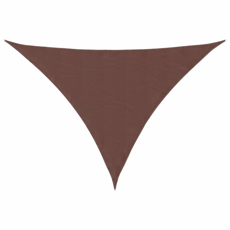 Vidaxl zonnezeil bruin 7x5x5 m 100% polyester oxford