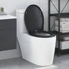 Vidaxl toiletzitting zwart 47 x 37 x 4 cm duroplast