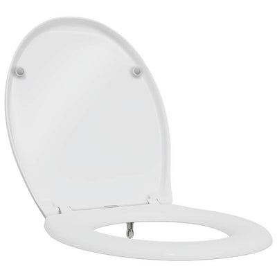 Vidaxl toiletzitting wit 47 x 37 x 4 cm duroplast