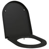 Vidaxl toiletzitting zwart 49 x 36 x 4 cm duroplast