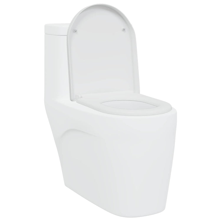 Vidaxl toiletzitting wit 49 x 36 x 4 cm duroplast