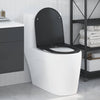 Vidaxl toiletzitting zwart 47 x 36 x 3,4 cm duroplast