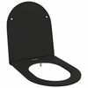Vidaxl toiletzitting zwart 47 x 36 x 3,4 cm duroplast