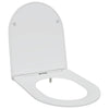 Vidaxl toiletzitting wit 47 x 36 x 3,4 cm duroplast