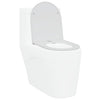Vidaxl toiletzitting wit 47 x 36 x 3,4 cm duroplast