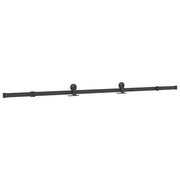 Vidaxl schuifdeur met beslag 76x205 cm gehard glas en aluminium - afbeelding 3