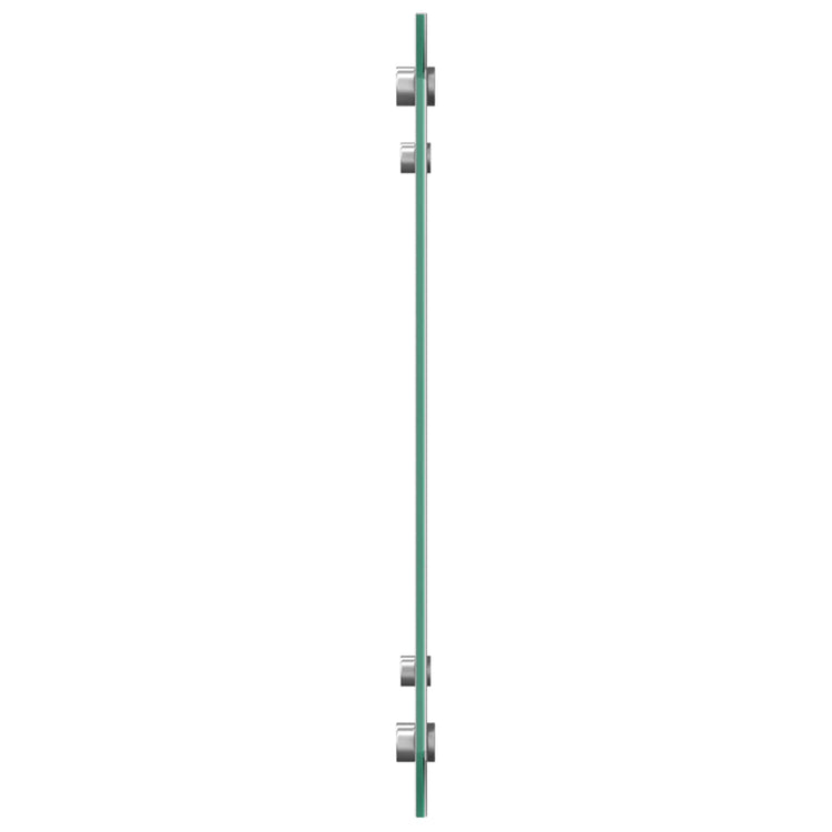 Vidaxl keukenachterwand lichtgrijs 70 x 40 cm gehard glas