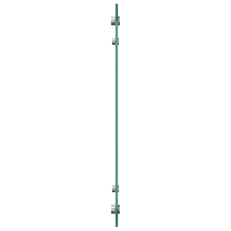 Vidaxl keukenachterwand lichtgrijs 70 x 50 cm gehard glas