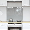 Vidaxl keuken spatscherm lichtgrijs 70 x 60 cm gehard glas
