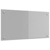 Vidaxl keuken spatscherm lichtgrijs 80 x 40 cm gehard glas