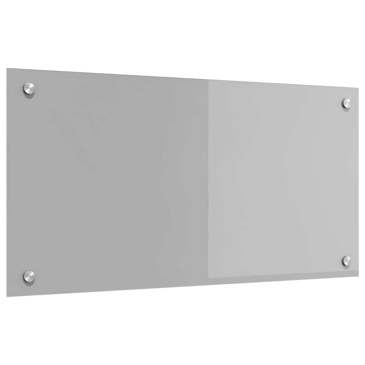 Vidaxl keukenachterwand lichtgrijs 80 x 40 cm gehard glas