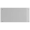 Vidaxl keuken spatscherm lichtgrijs 80 x 40 cm gehard glas