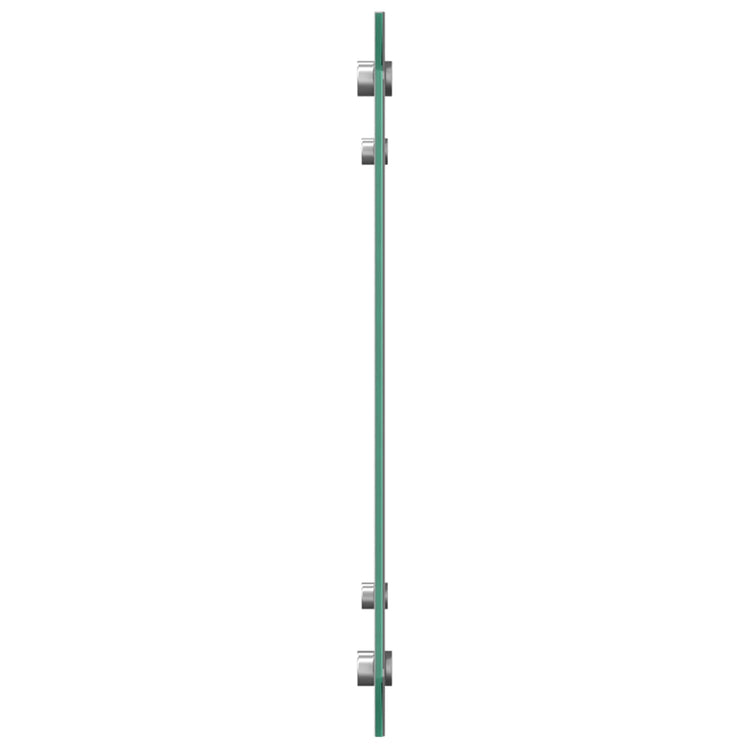 Vidaxl keukenachterwand lichtgrijs 80 x 40 cm gehard glas