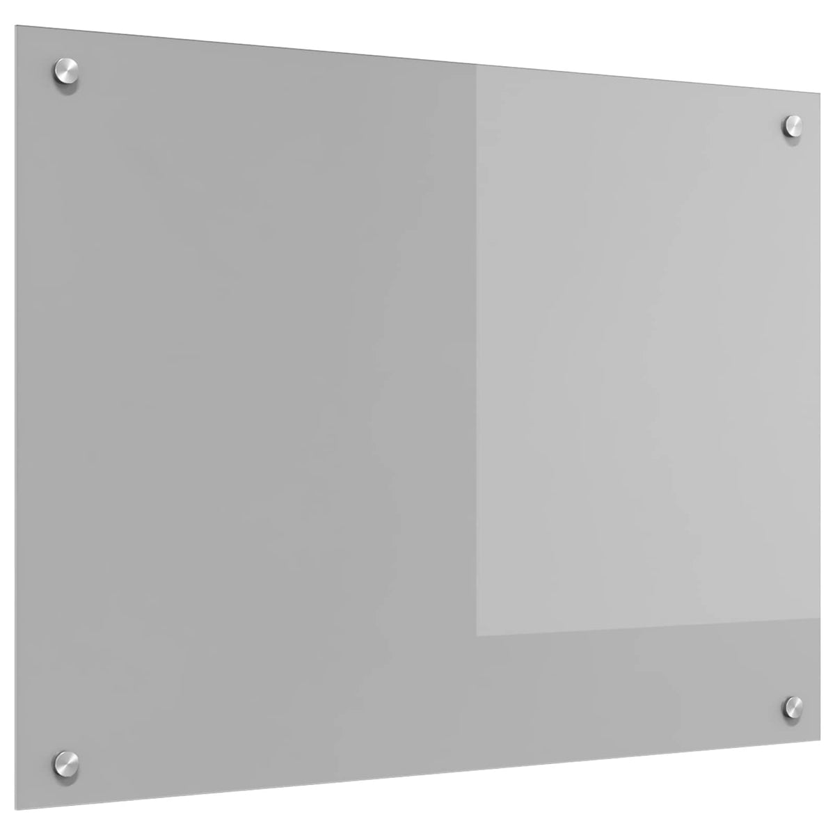 Vidaxl keukenachterwand lichtgrijs 80 x 60 cm gehard glas