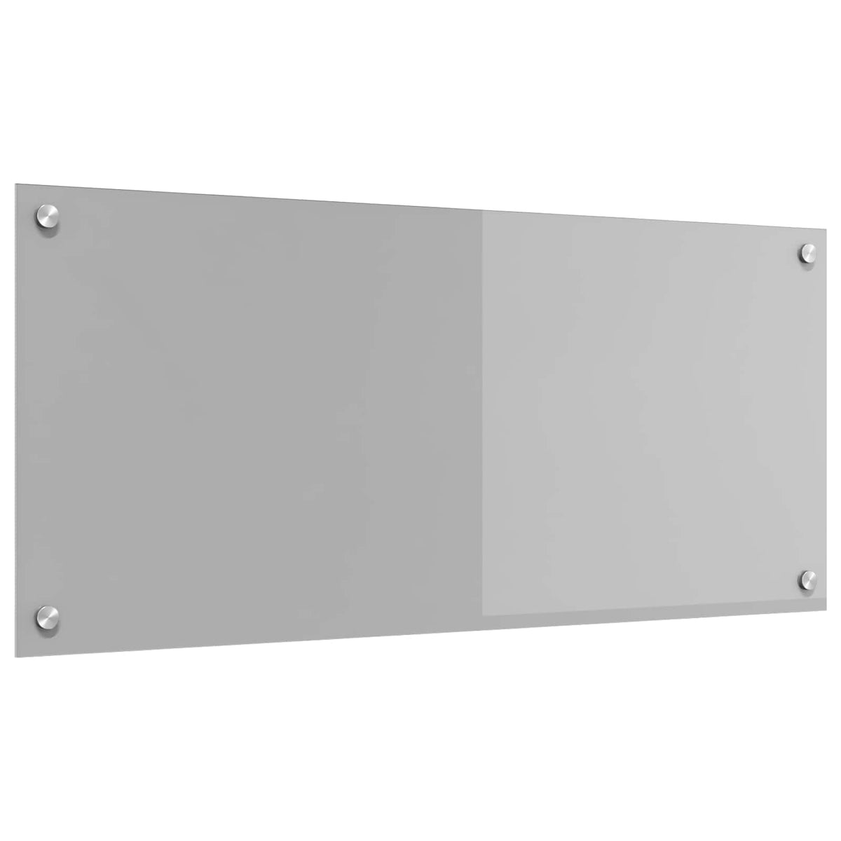 Vidaxl keukenachterwand lichtgrijs 90 x 40 cm gehard glas