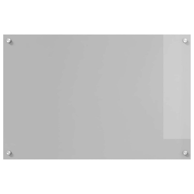 Vidaxl keukenachterwand lichtgrijs 90 x 60 cm gehard glas