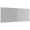 Vidaxl keuken spatscherm lichtgrijs 100 x 40 cm gehard glas
