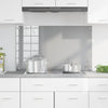 Vidaxl keuken spatscherm lichtgrijs 100 x 60 cm gehard glas