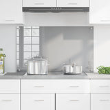 Vidaxl keukenachterwand lichtgrijs 100 x 60 cm gehard glas - afbeelding 3