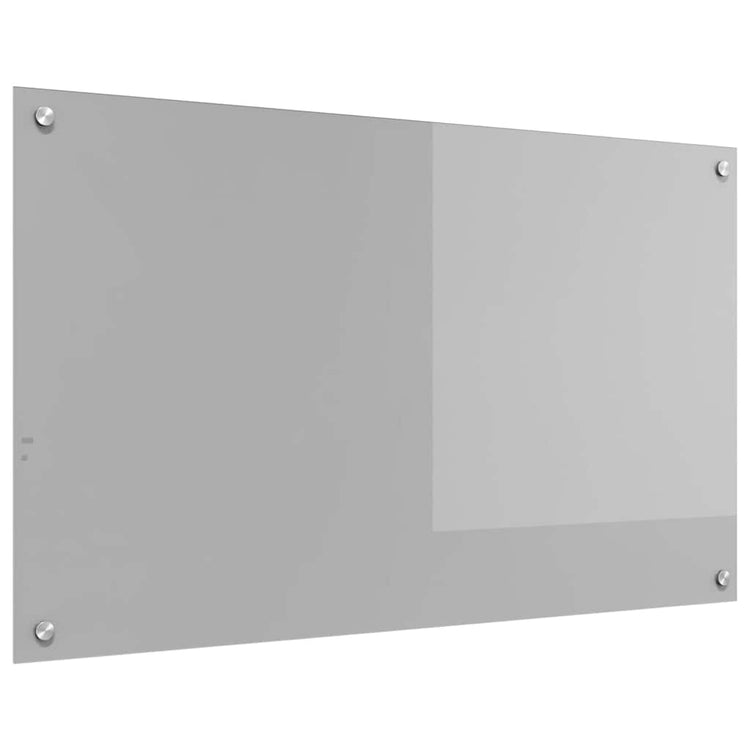 Vidaxl keukenachterwand lichtgrijs 100 x 60 cm gehard glas