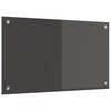 Vidaxl keuken spatscherm donkergrijs 70 x 40 cm gehard glas