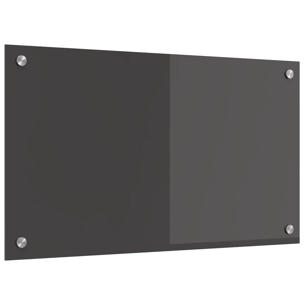 Vidaxl keukenachterwand donkergrijs 70 x 40 cm gehard glas