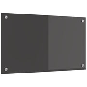 Vidaxl keukenachterwand donkergrijs 70 x 40 cm gehard glas - afbeelding 1
