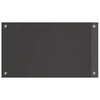 Vidaxl keuken spatscherm donkergrijs 70 x 40 cm gehard glas