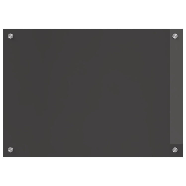 Vidaxl keukenachterwand donkergrijs 70 x 50 cm gehard glas