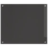 Vidaxl keuken spatscherm donkergrijs 70 x 60 cm gehard glas
