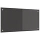 Vidaxl keukenachterwand donkergrijs 80 x 40 cm gehard glas