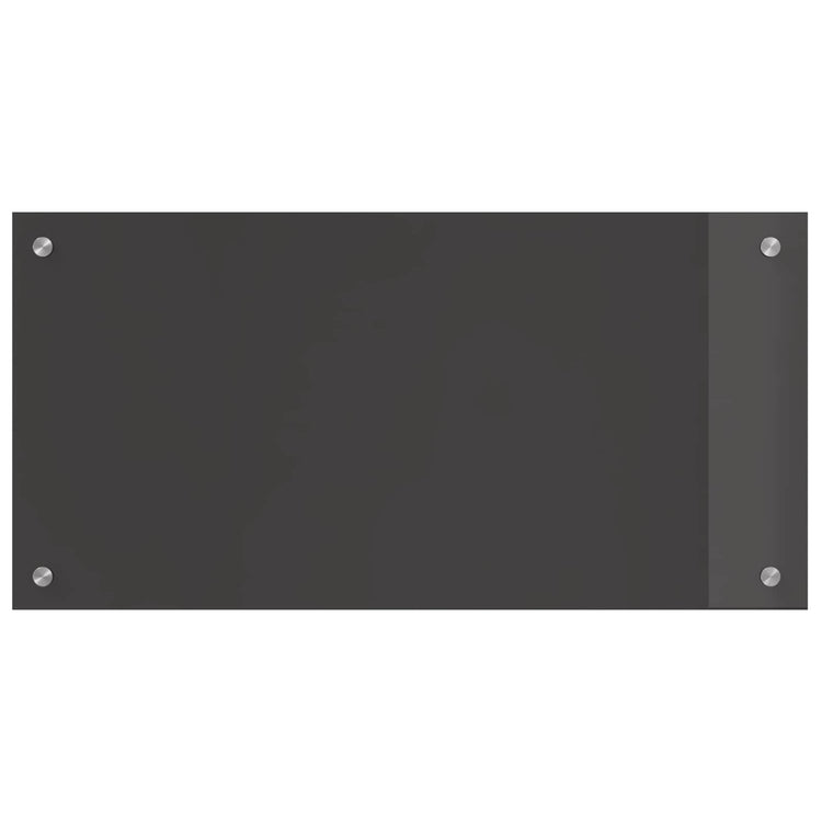 Vidaxl keukenachterwand donkergrijs 80 x 40 cm gehard glas