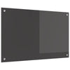 Vidaxl keuken spatscherm donkergrijs 80 x 50 cm gehard glas