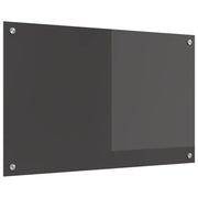 Vidaxl keukenachterwand donkergrijs 80 x 50 cm gehard glas - afbeelding 1