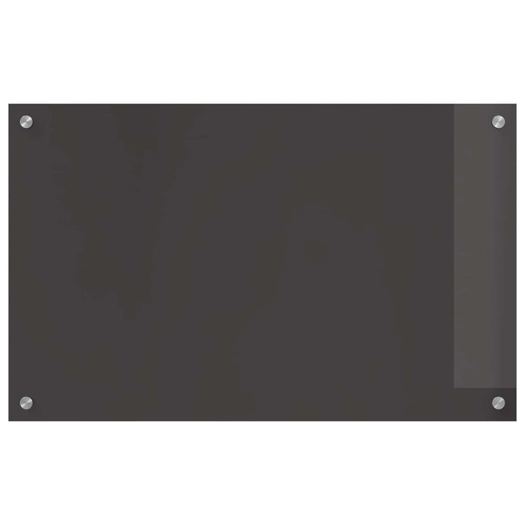 Vidaxl keukenachterwand donkergrijs 80 x 50 cm gehard glas