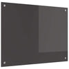 Vidaxl keuken spatscherm donkergrijs 80 x 60 cm gehard glas
