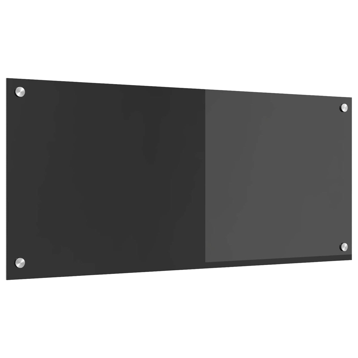 Vidaxl keukenachterwand donkergrijs 90 x 40 cm gehard glas
