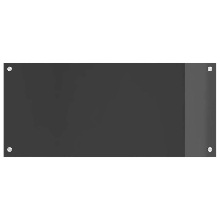 Vidaxl keukenachterwand donkergrijs 90 x 40 cm gehard glas
