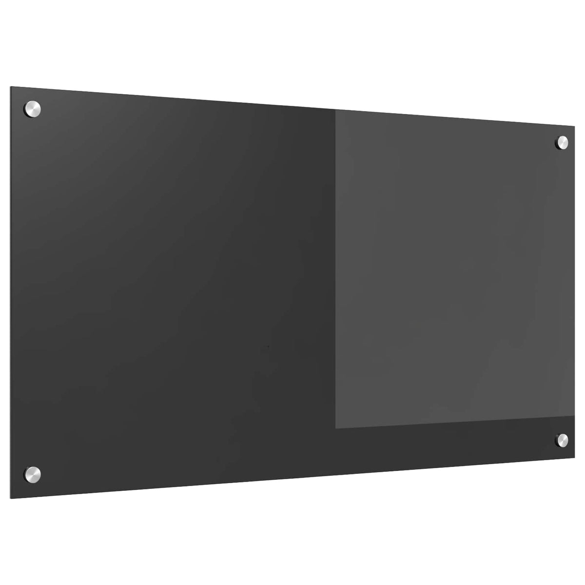 Vidaxl keukenachterwand donkergrijs 90 x 50 cm gehard glas