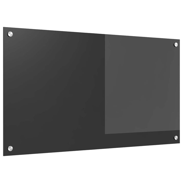 Vidaxl keukenachterwand donkergrijs 90 x 50 cm gehard glas