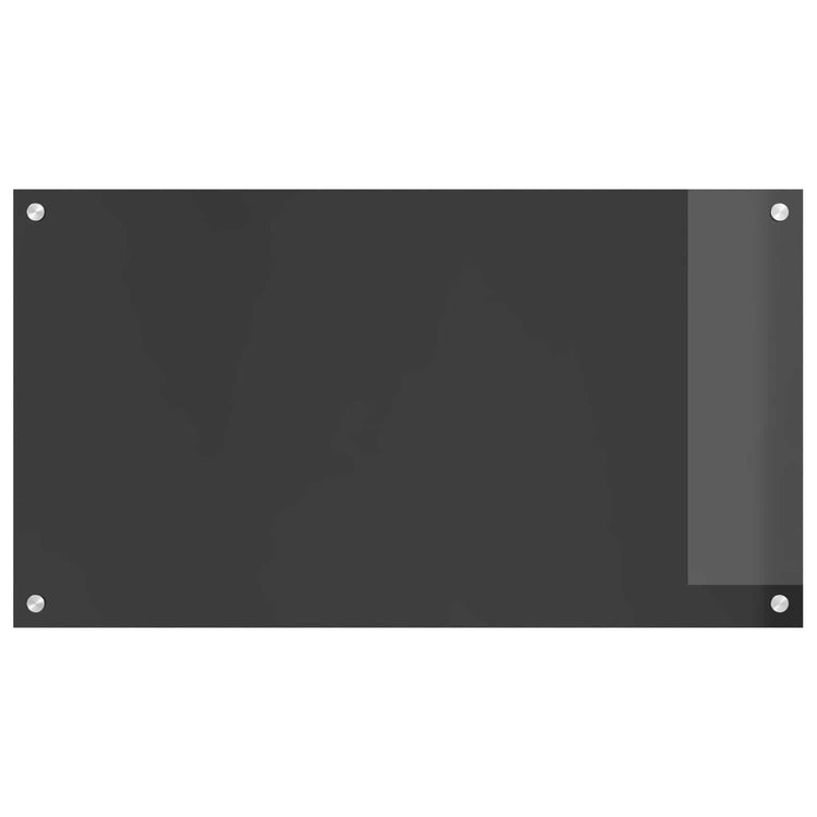 Vidaxl keukenachterwand donkergrijs 90 x 50 cm gehard glas